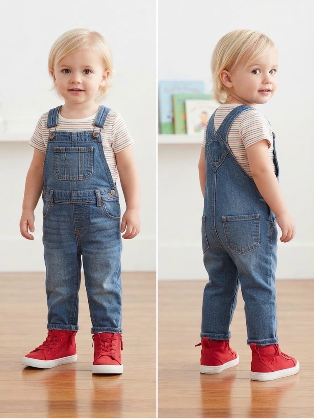 Billy Footwear RED BILLY CLASSIC D|R HIGH-toddler size 7XW